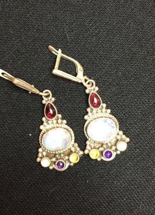 Серьги серебро 925 пробы