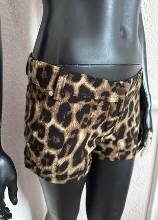 Новые шорты h&amp;m из натуральной ткани, спортивные шорты с леопардовым принтом dior zara gucci italy
