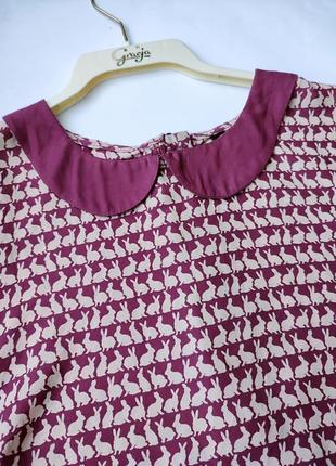 Оригинальная блуза с принтом кроликов h&amp;m7 фото