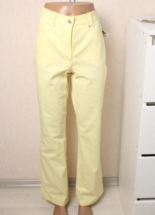 Новые жолтые джинсы 36 размер джинсы с высокой посадкой2 фото