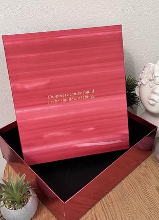 Коробка красная для подарок мешком хранения коробка для мелочей подарки2 фото