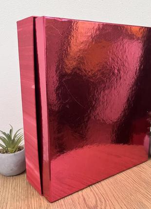 Коробка красная для подарок мешком хранения коробка для мелочей подарки