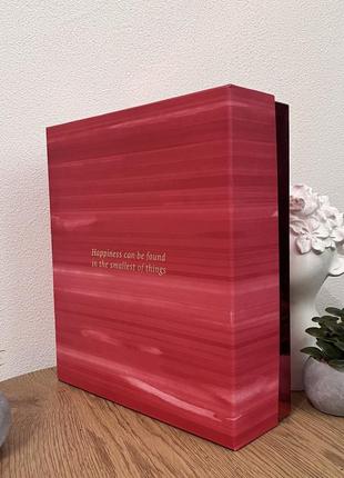 Коробка красная для подарок мешком хранения коробка для мелочей подарки5 фото