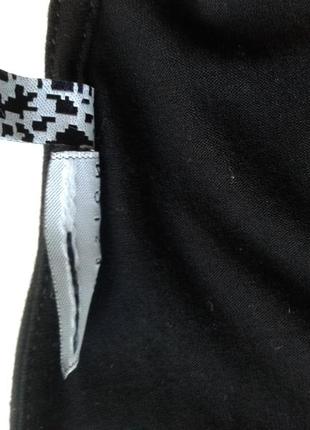 Черное боди-стринг комбидресс с длинным рукавом asos10 фото