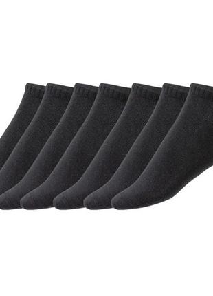 Esmara шкарпетки жіночі низькі з органічної бавовни 7 пар