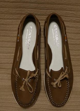 Чарівні шкіряні мокасини кольору охри canadian footwear канада 41 р.3 фото