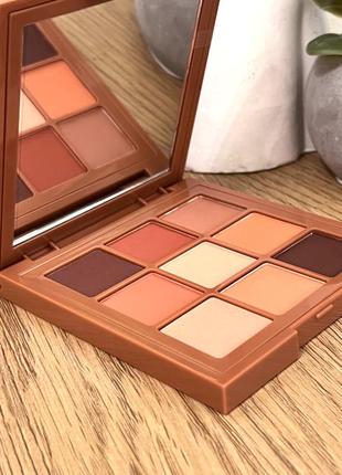 Оригинальный huda beauty matte obsessions eyeshadow paleta палетка теней для век warm matte obsessions оригинал палитра теней3 фото