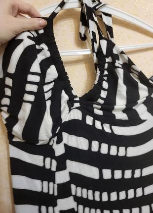 Сарафан в полоску длинное платье