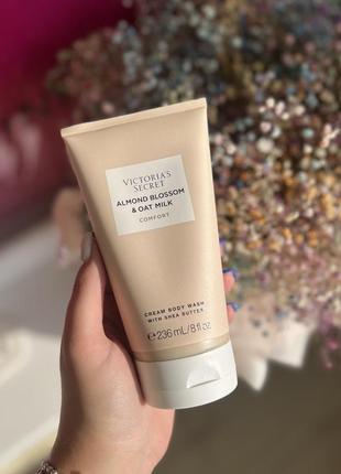 Крем-гель для душа victoria's secret almond blossom &amp; oat milk natural collection 236 мл оригинал