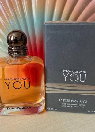 Чоловіча туалетна вода giorgio armani emporio armani stronger with you 100 мл