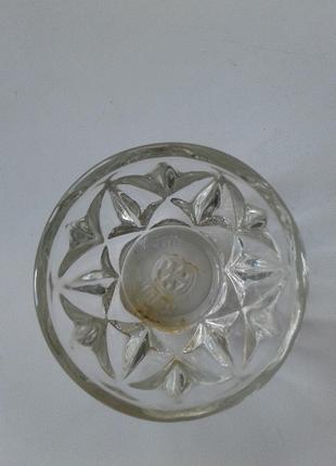 Солонка стеклянная винтаж ссср клеймо