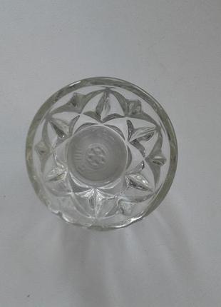 Солонка стеклянная винтаж ссср клеймо