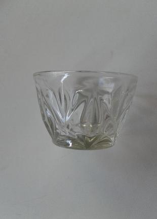 Солонка стеклянная винтаж ссср клеймо