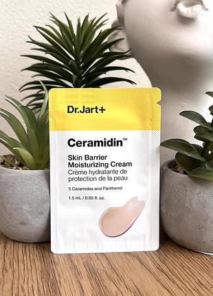 Оригінал пробник зволожувальний бар'єрний крем з керамідами dr. jart+ ceramidin skin barrier moisturizing cream оригинал крем увлажняющий