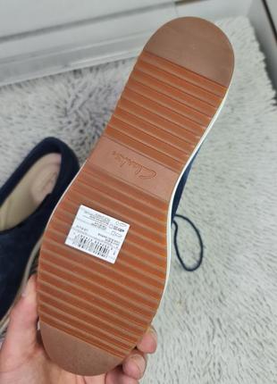 Женские кроссовки, кеды clarks оригинал замша\ нубук 37, 37.5р. ow42184 фото