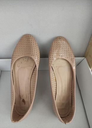 Балетки кофейные