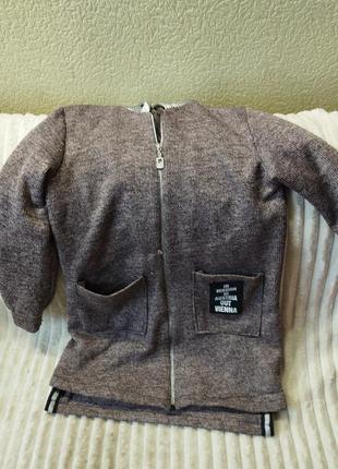 Пальто трикотажное