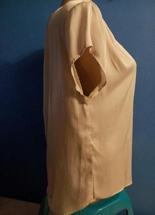 Люксовая шелковая блузка3 фото
