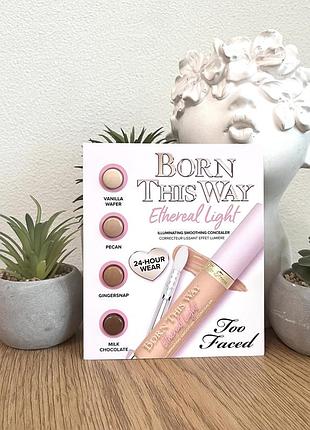 Оригінал пробник консилер too faced born this way ethereal light illuminating smoothing concealer оригинал  консилер