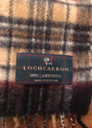 Шарф шерстяной lochccaron шотландия