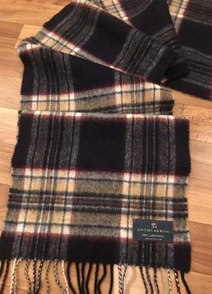 Шарф шерстяной lochccaron шотландия