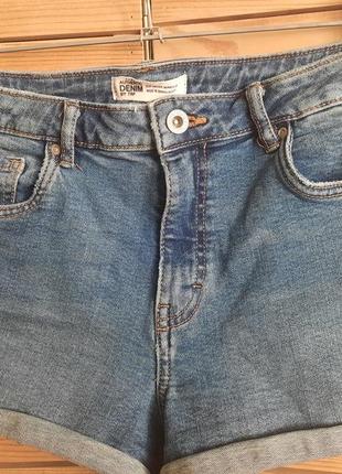 Стильные джинсовые шорти от zara2 фото