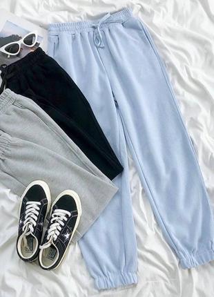 Серые женские спортивные штаны 42-44 44-46 48-503 фото