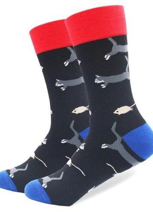 Мужские носки "кот и мышка" от friendly socks .