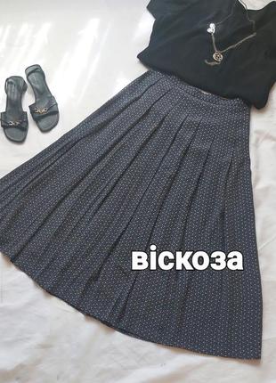 💣отличная длинная юбка,складки,цветочный принт,2 фото