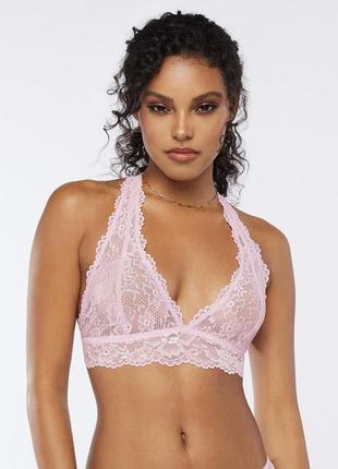 Шикарний, ніжний, мереживний бюстгальтер топ floral lace racerback bralette преміум бренда savage в розмірі м