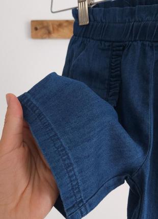 Легкие джинсовые шорты george, размер 4-5, 5-6 лет5 фото