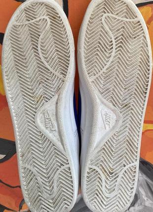 Nike court royale кеды мокасины 45 размер кожаные белые оригинал7 фото