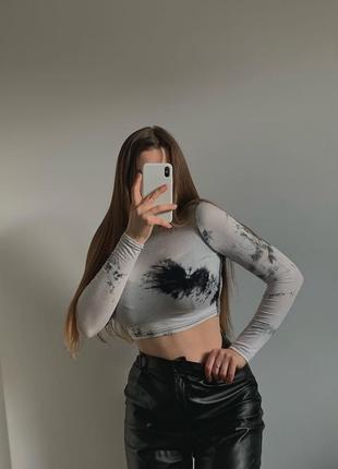 Топ з принтом тайдай🖤