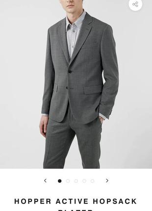 J.lindeberg marlane soft wool blazer jacket пиджак блейзер жакет оригинал шерсть новый премиум люкс серый стильный современный дорогой3 фото