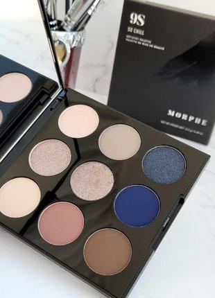 Палетка тіней morphe 9s so chill artistry eyeshadow palette1 фото