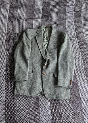 Harris tweed handwoven пиджак vintage fashion bar оригинал бы в