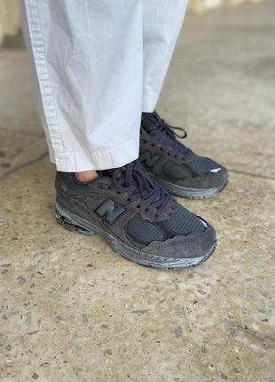 Кроссовки new balance 2002r protection pack black