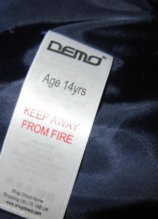 . Новий синій піджак "demo" на 14 років.2 фото