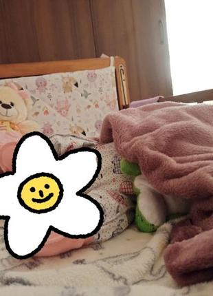 Комплект в кроватку, кроветку, манеж, бортики, защита