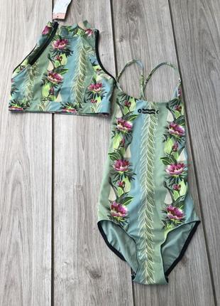 Купальник scotch & soda цельный комплект верх лиф бюст низ трусики плавки