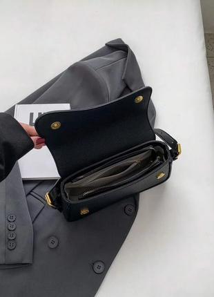 Минималистичная сумочка черная сумочка от shein.3 фото