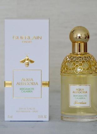 Guerlain aqua allegoria bergamote calabria💥оригинал 4 мл распив аромата затест