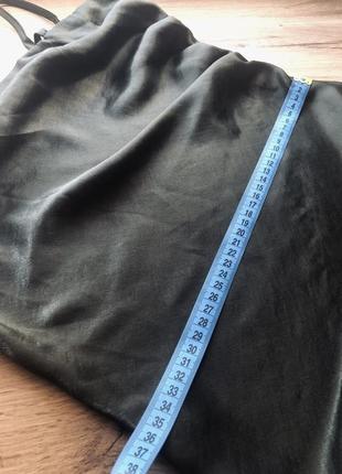 Шелковое вечернее платье (платье) на бретелях с распоркой9 фото