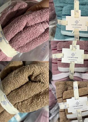 Набір махрових рушників 6