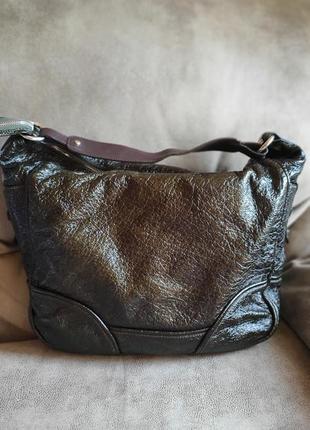 Ana blum кожаная сумка- хамелеон.1 фото