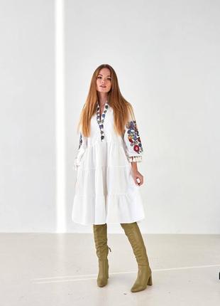 Платье вышиванка