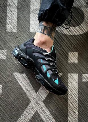 Мужские кроссовки nike tn terrascape "black/blue"#найк