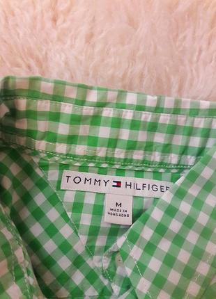 Хлопковая рубашка в клетку #tommy hilfiger  #оригинал3 фото
