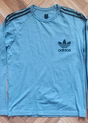 Вінтажний лонгслів adidas1 фото