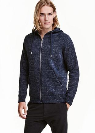 Оригинальная теплая толстовка с капюшоном от бренда h&m 0437096004 разм. s, м